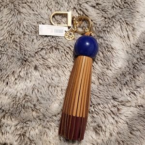 Tory Burch Dipped Tassel Key Fob, brand new